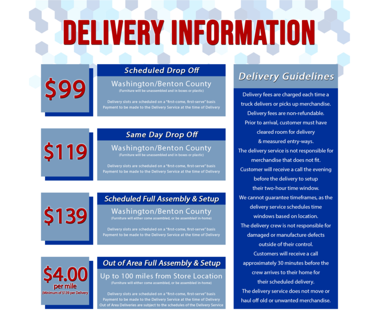 Same Day Furniture Delivery Sam's Furniture Northwest Arkansas